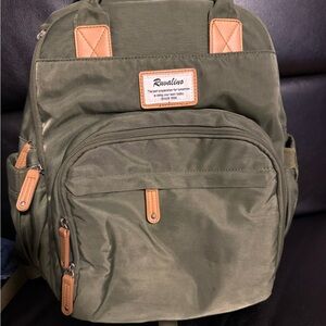 Olive Green Diaper-bag/  Backpack